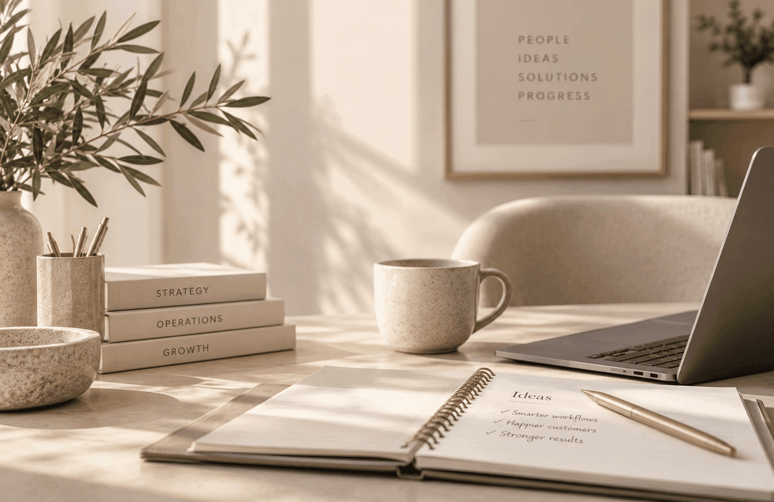Custom business intelligence workspace