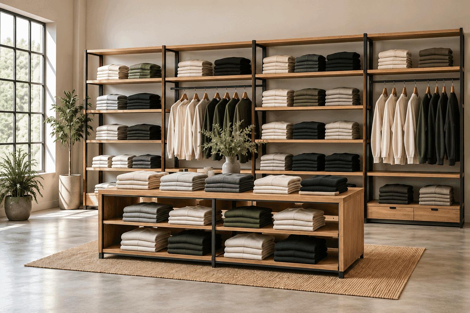 Organized inventory across multiple business categories